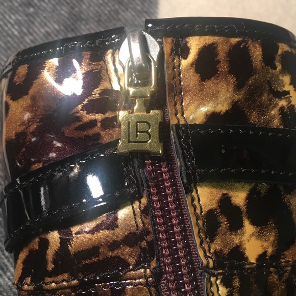 Laura Biagiotti leopard Italian leather boots - Picture 4 of 8